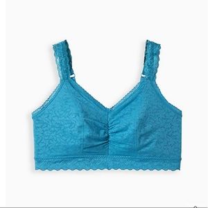 Torrid Bralite Unlined 4-Way Stretch Lace Bralette Size 1X